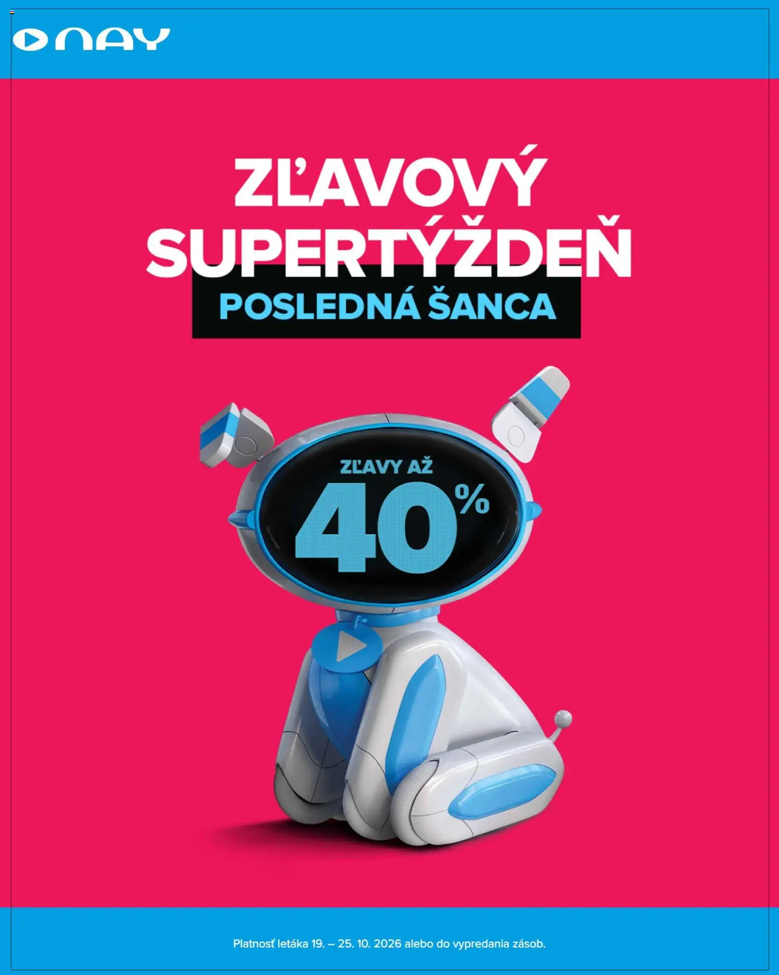 NAY Elektrodom leták - strana 1- platný od 19.10.2026
