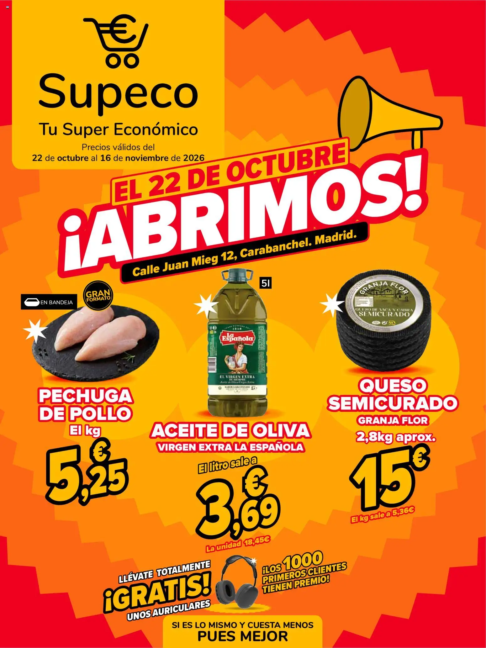 Supeco - folleto - Página de 1 - Válido desde 22/10/2026