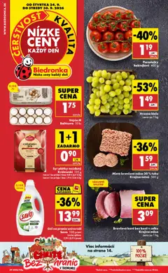 Biedronka leták platný od 24.09.2026