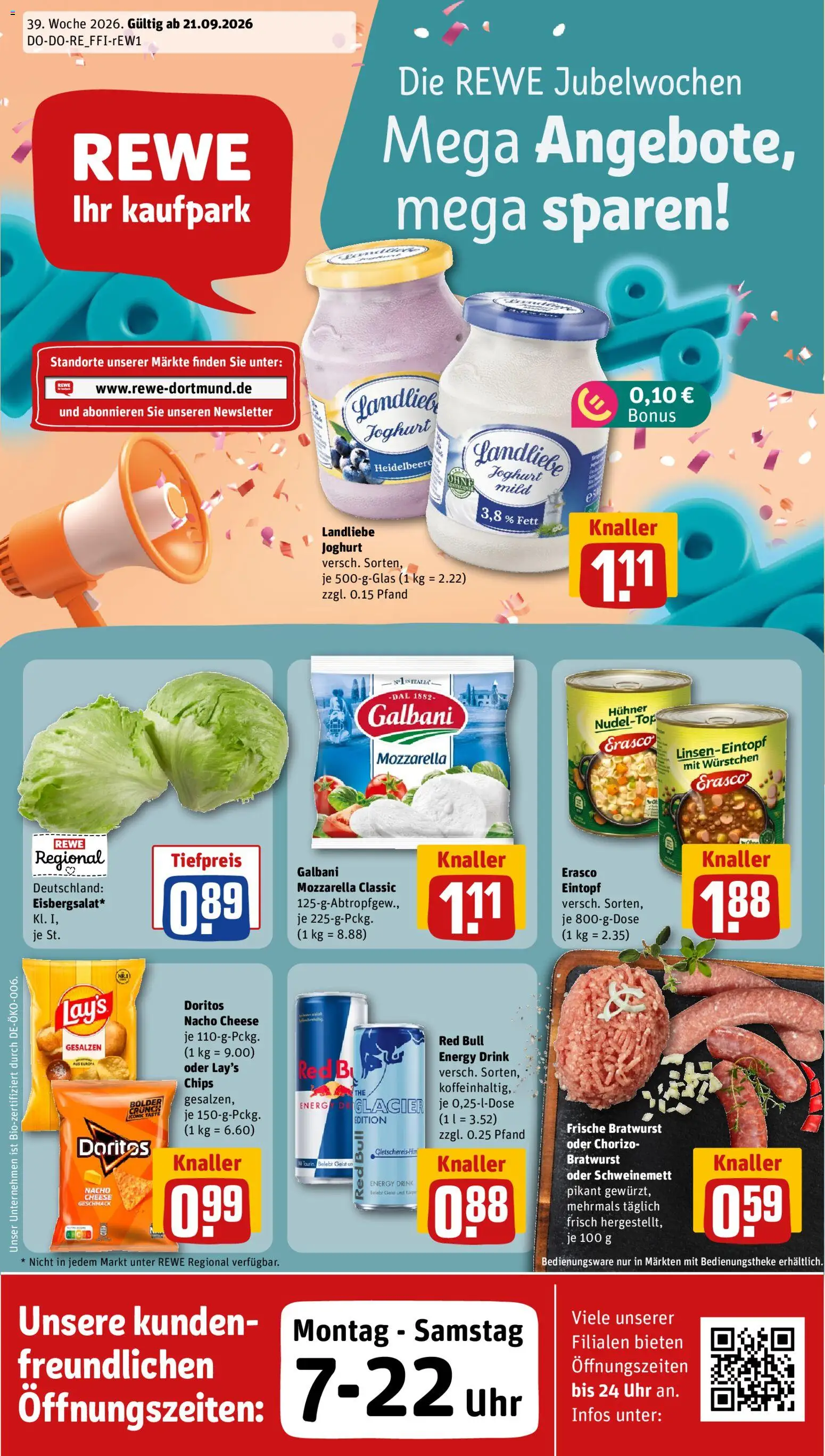 Rewe ihr Kaufpark Prospekt - Seite 1 - gültig ab 21.09.2026