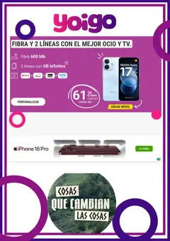 Vista previa del folleto Yoigo ofertas válido desde 15/10/2026