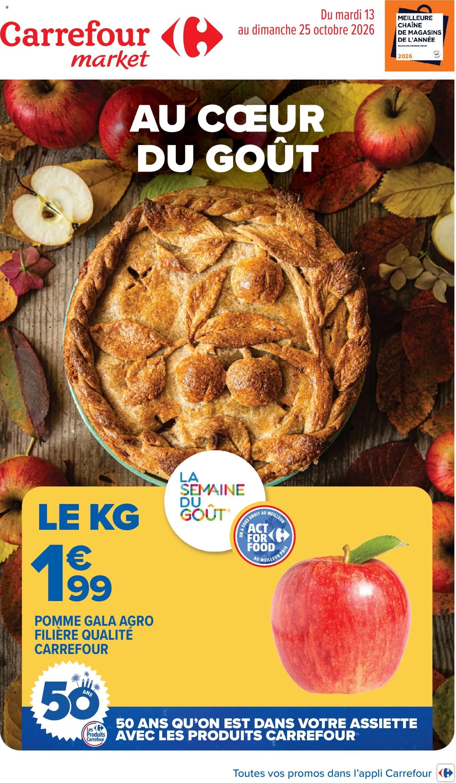 Carrefour Market catalogue - page 1 - valable à partir du 13/10/2026