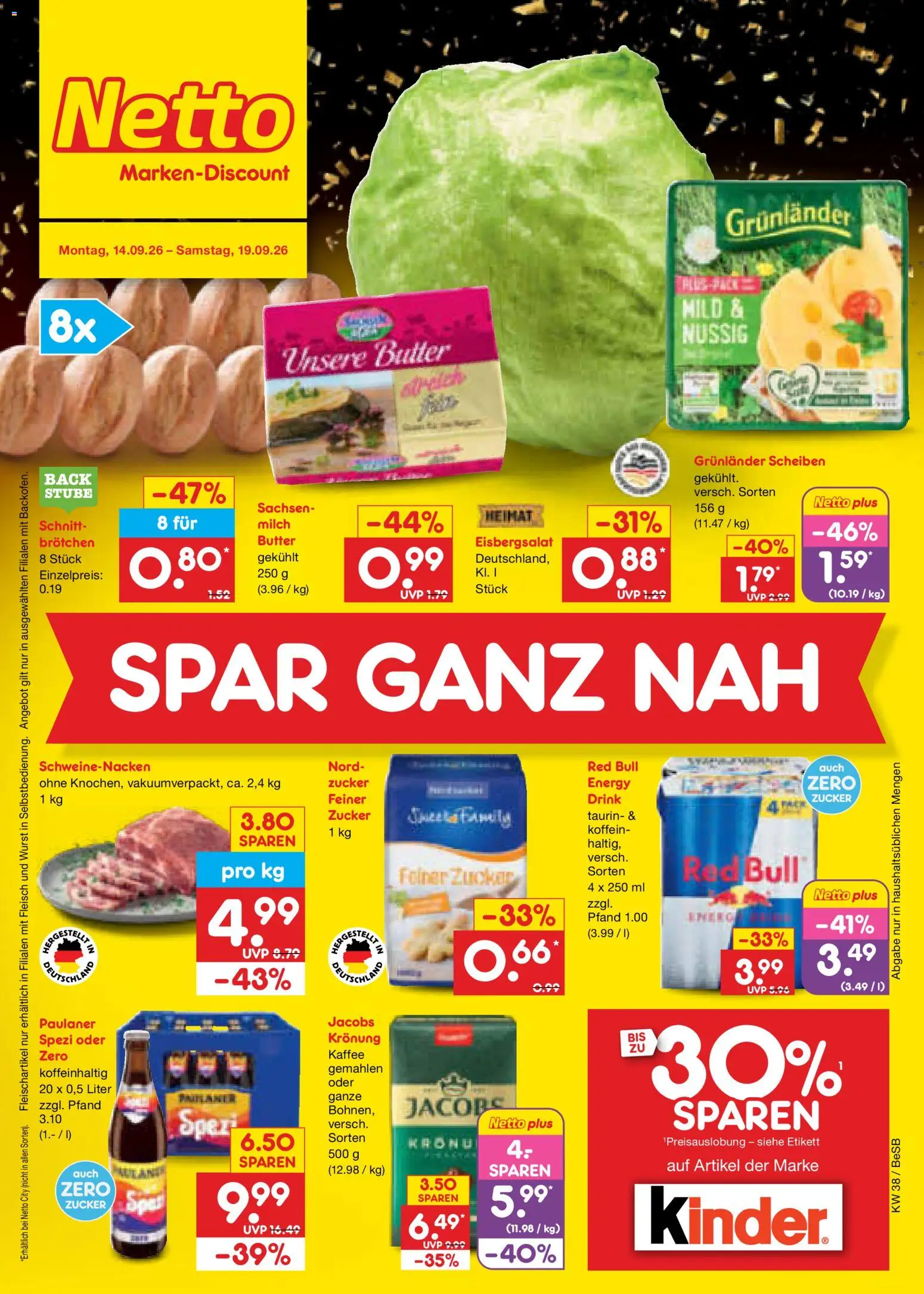 Netto Marken-Discount Prospekt - Seite 1 - gültig ab 14.09.2026