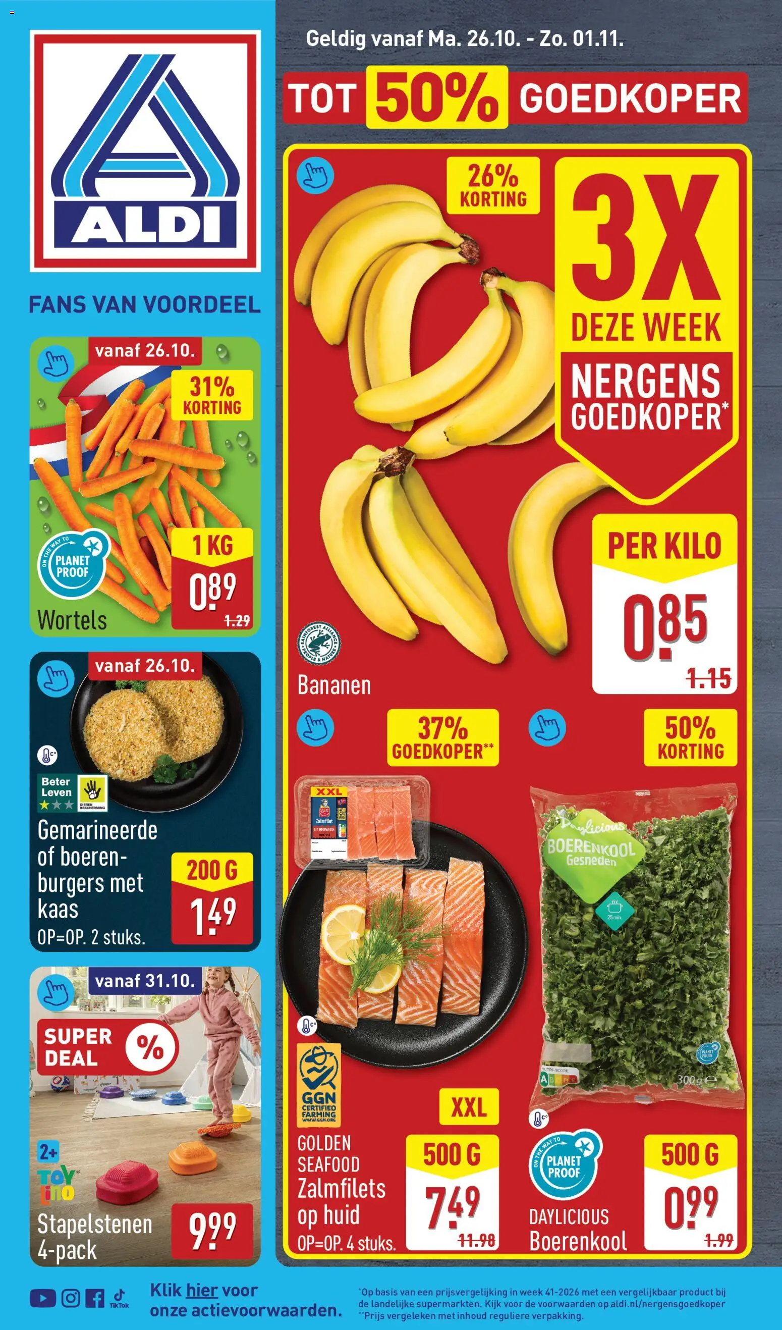 Aldi folder - pagina 1- geldig vanaf 26-10-2026