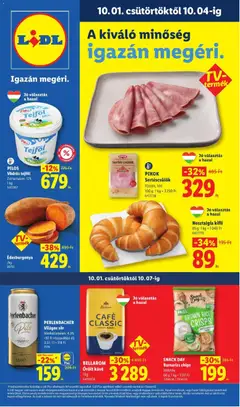 Előnézet Lidl akciós újság érvényes 2026.10.01.-tól