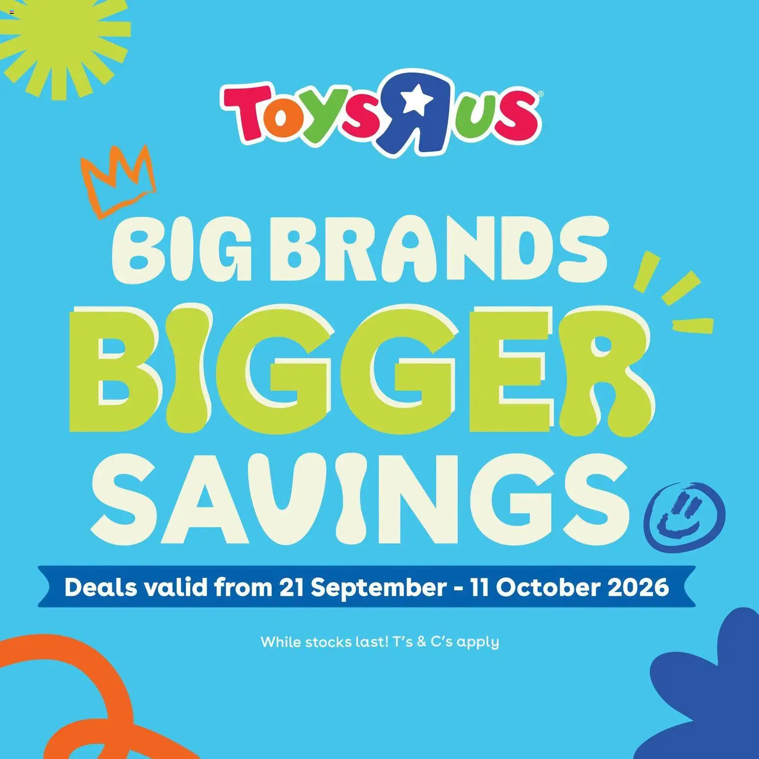 Toys R Us Specials - page 1- valid from 22/09/2026