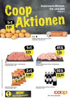 Vorschau Coop aktionen gültig ab 17.09.2026