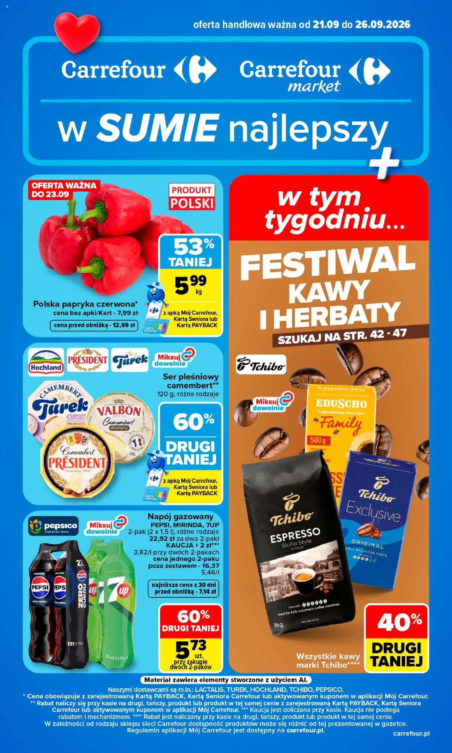 Carrefour gazetka - strona 1- ważny od 21.09.2026