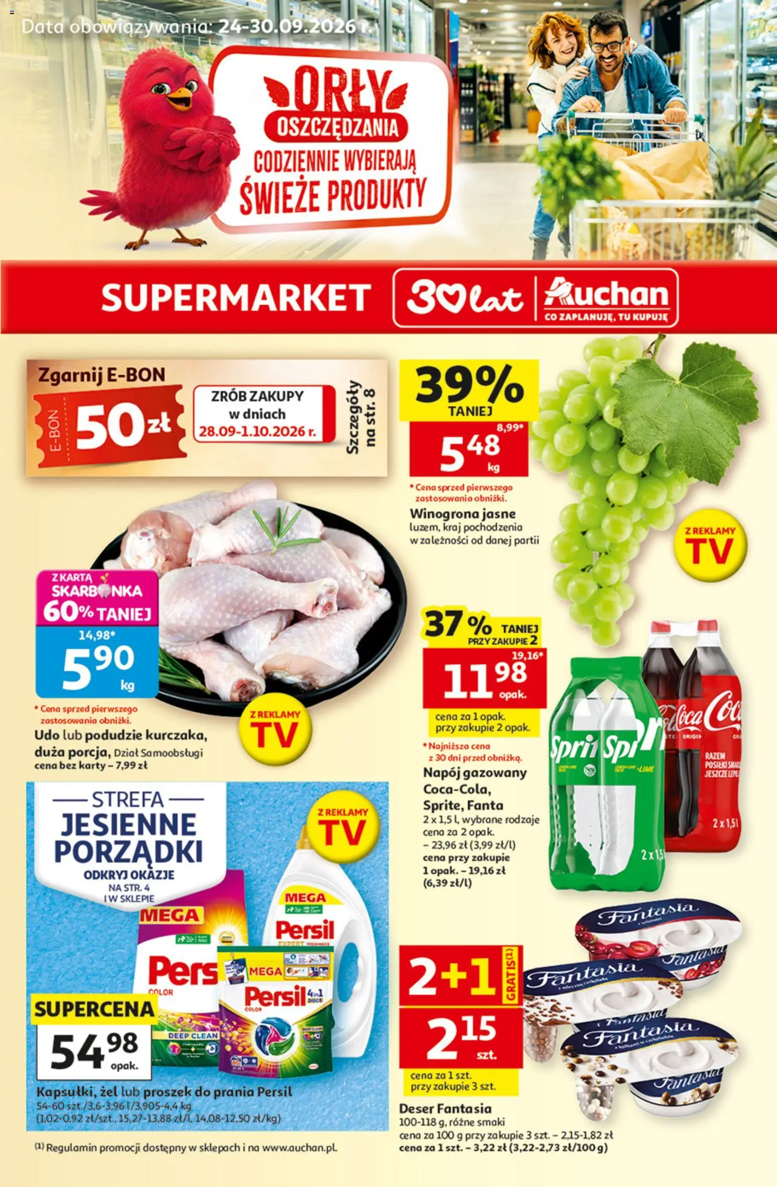 Auchan gazetka - strona 1- ważny od 24.09.2026