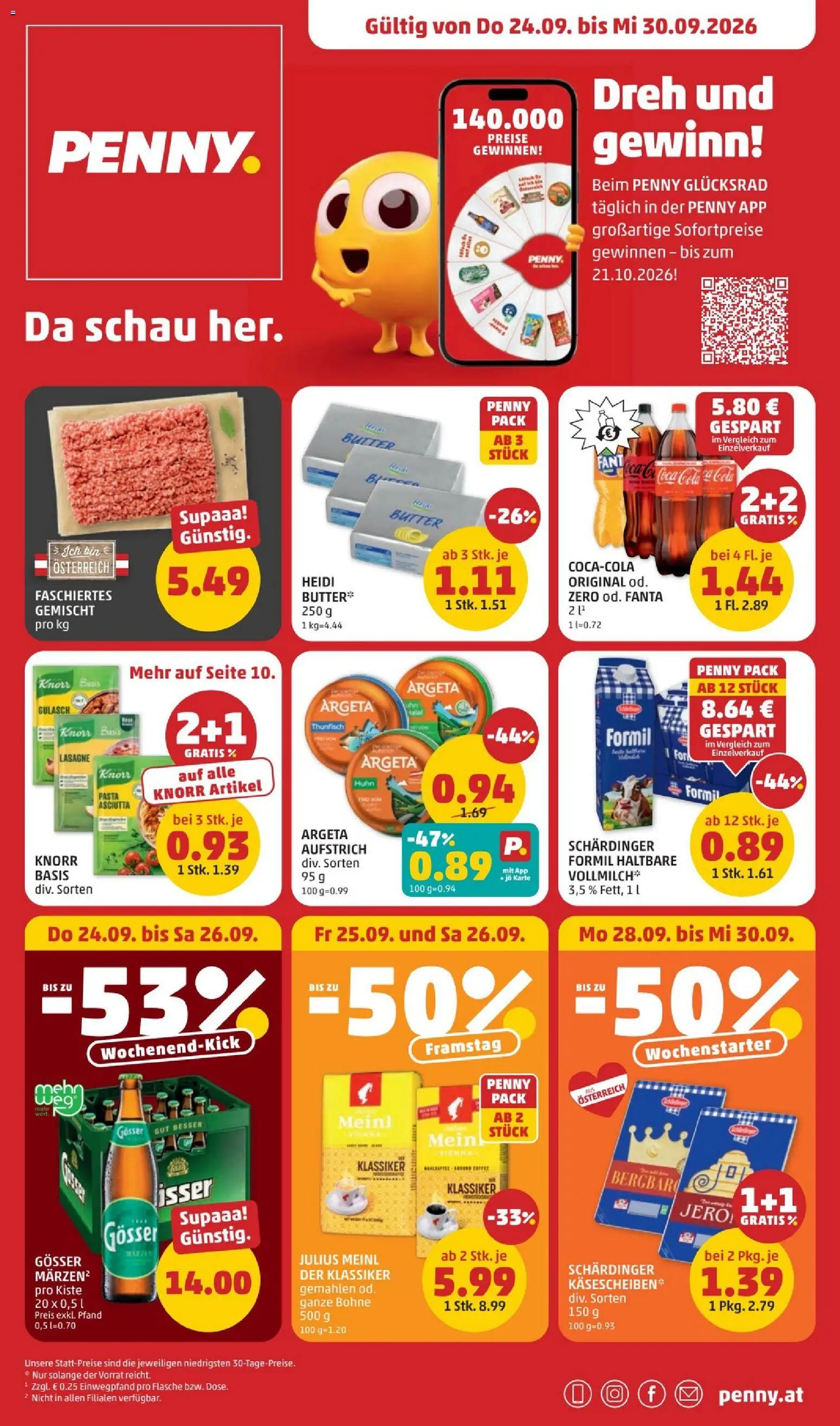 Penny Markt - Flugblatt - Seite 1- gültig ab 24.09.2026