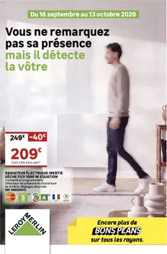 Aperçu Leroy Merlin catalogue valable à partir du 16/09/2026