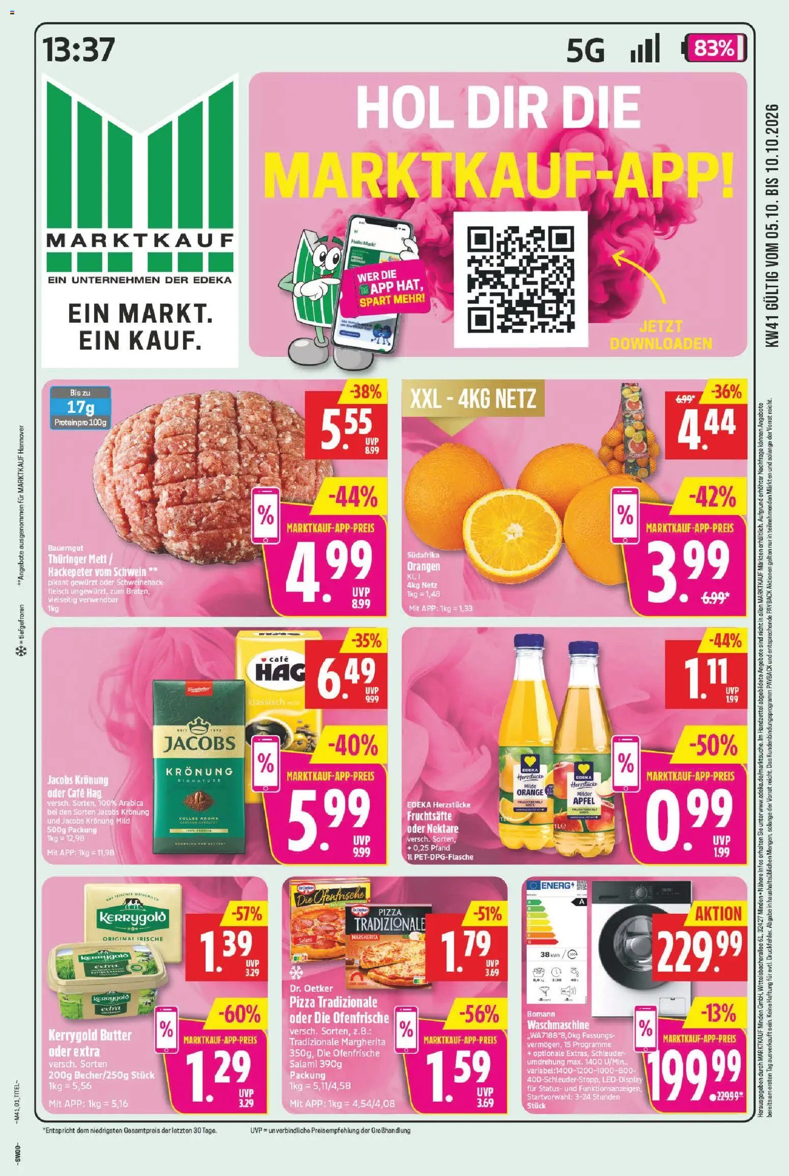 Marktkauf Prospekt - Seite 1 - gültig ab 05.10.2026