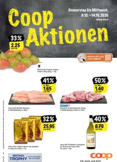 Vorschau Coop aktionen gültig ab 08.10.2026