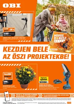 Előnézet OBI akciós újság érvényes 2026.09.29.-tól