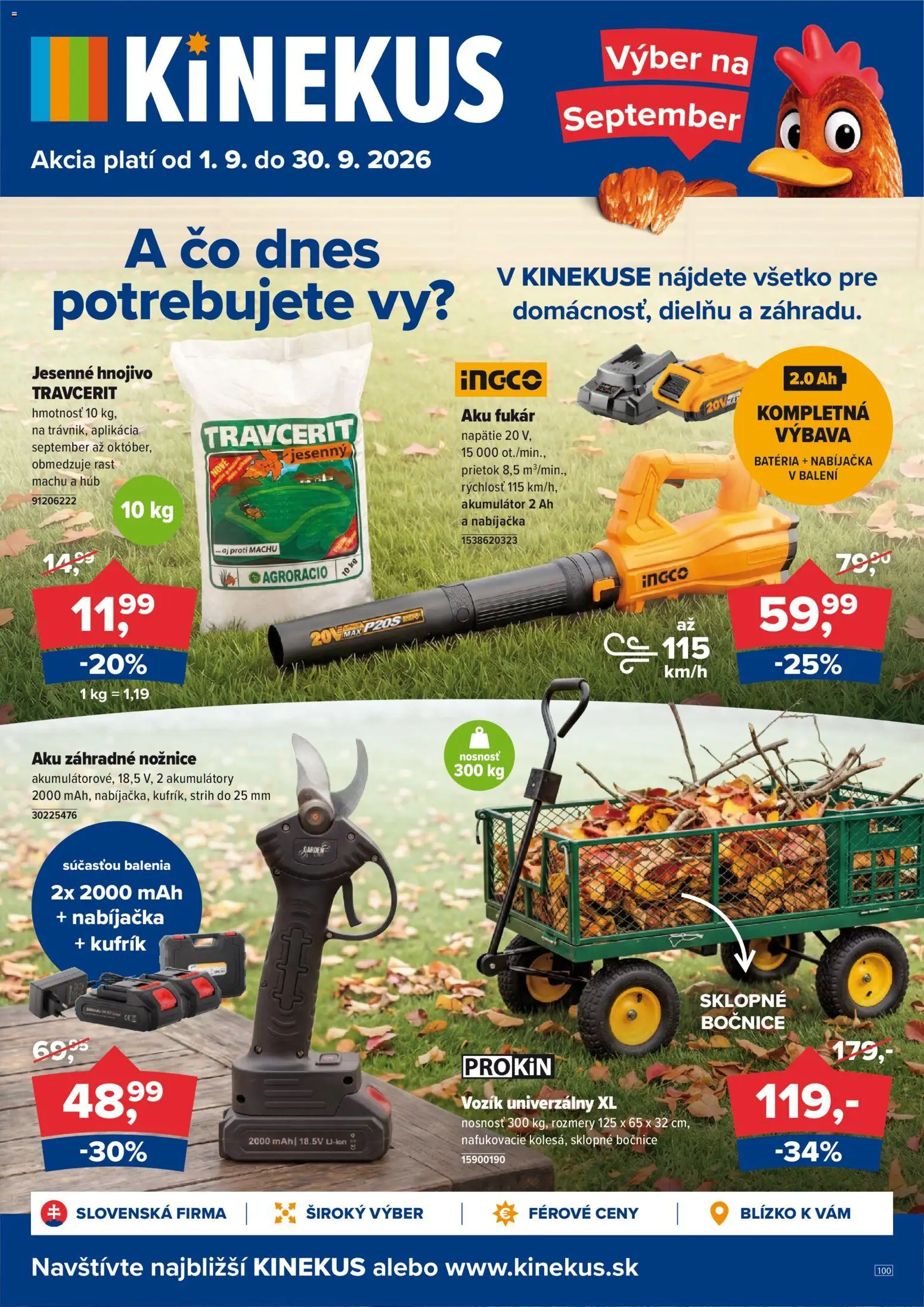 Kinekus leták - strana 1- platný od 01.09.2026