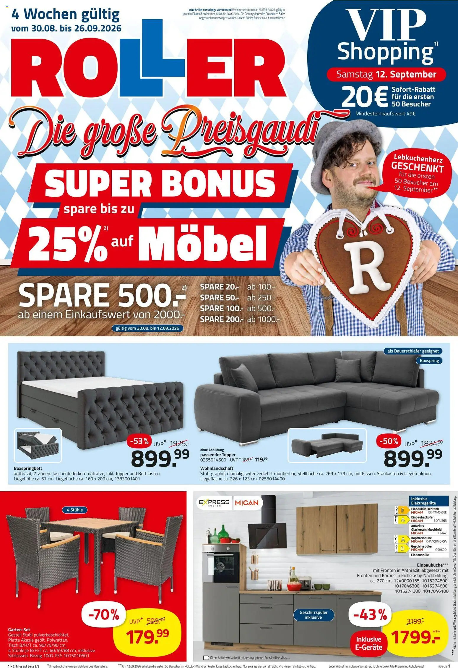 Roller Prospekt - Seite 1 - gültig ab 30.08.2026