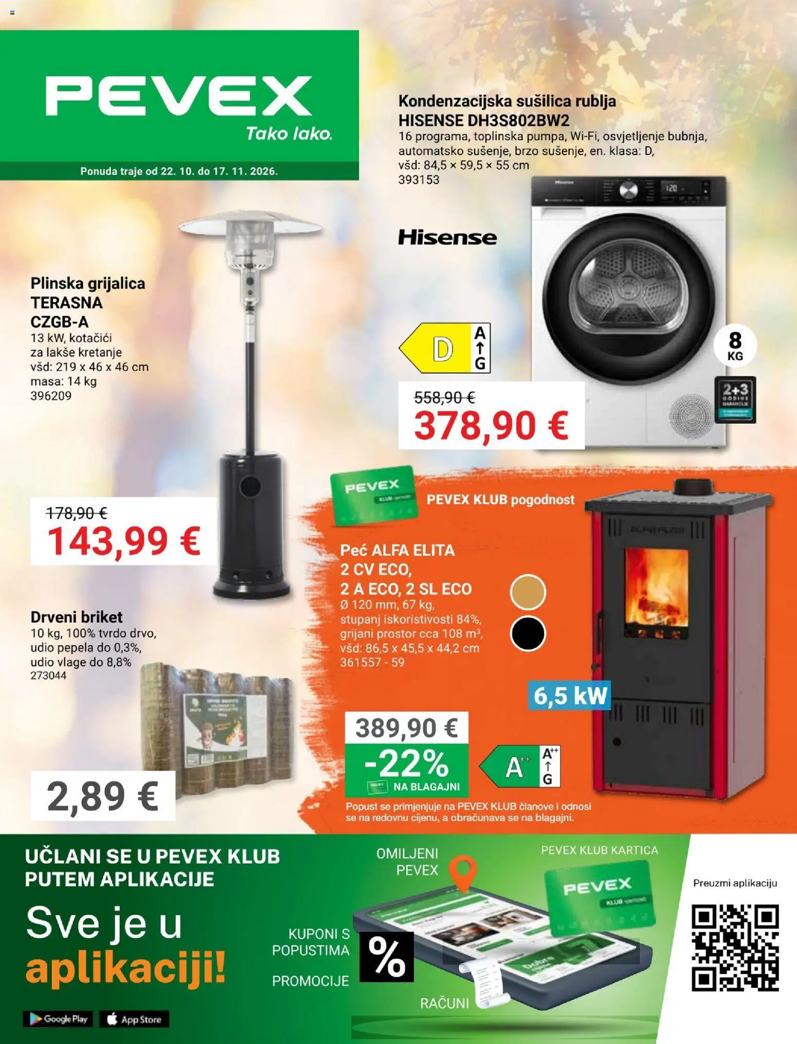 Pevex Katalog - stranica 1- važeći od 22.10.2026