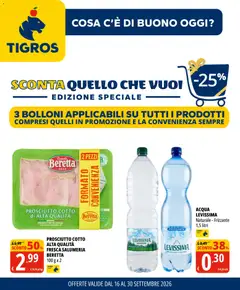 Anteprima Tigros volantino valida dal 16/09/2026
