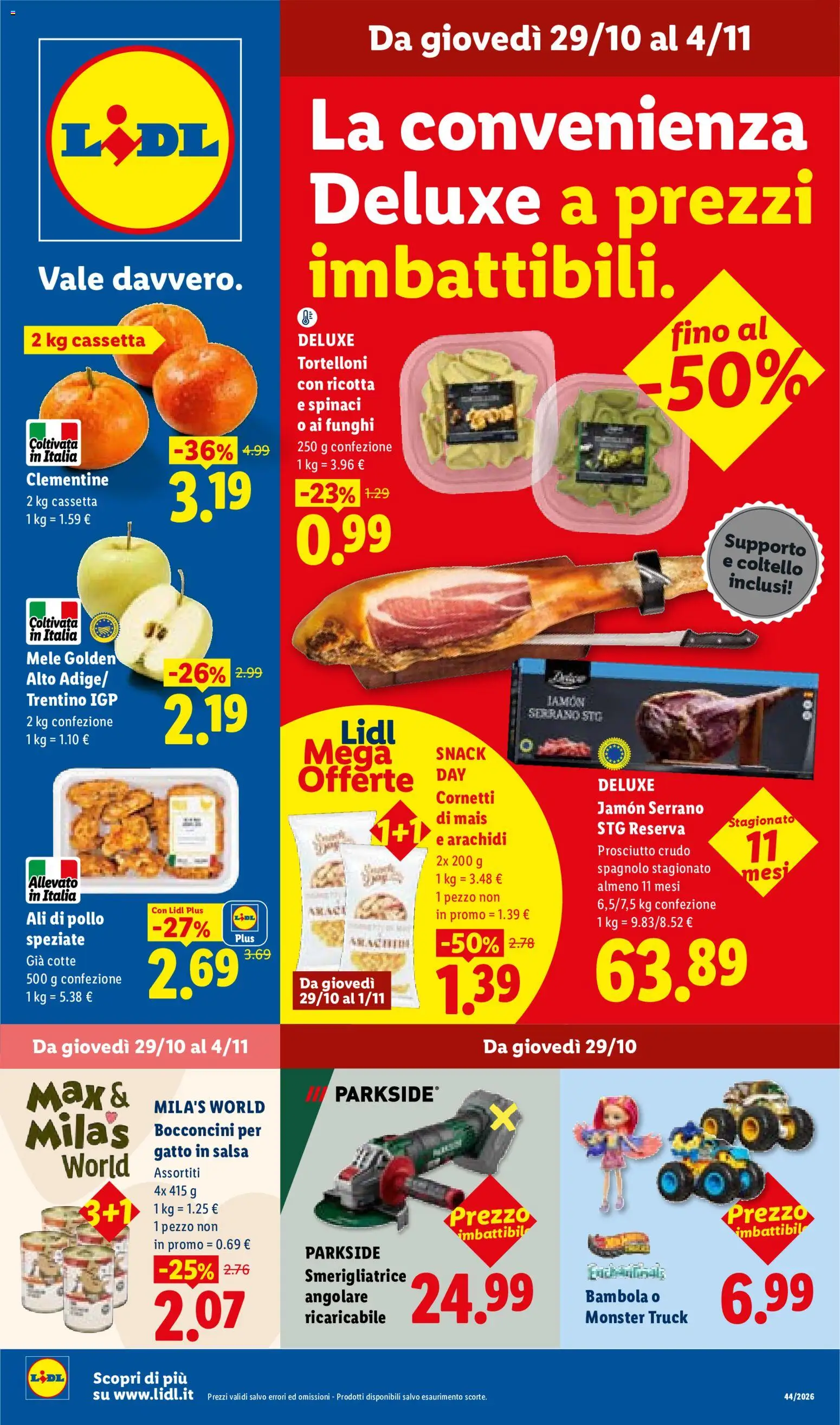 Lidl volantino - pagina 1 - valido dal 29/10/2026