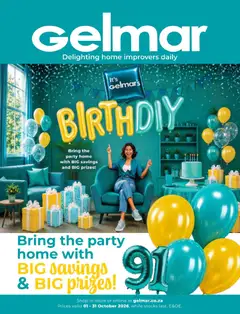 Preview Gelmar Specials valid from 01/10/2026