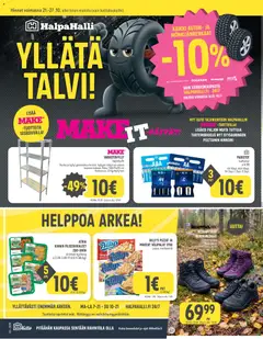 Esikatselu Halpa Halli tarjoukset voimassa alkaen 21/10/2026