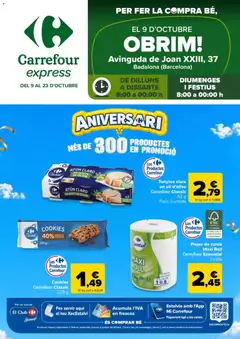 Vista previa del folleto Carrefour Express folleto válido desde 09/10/2026