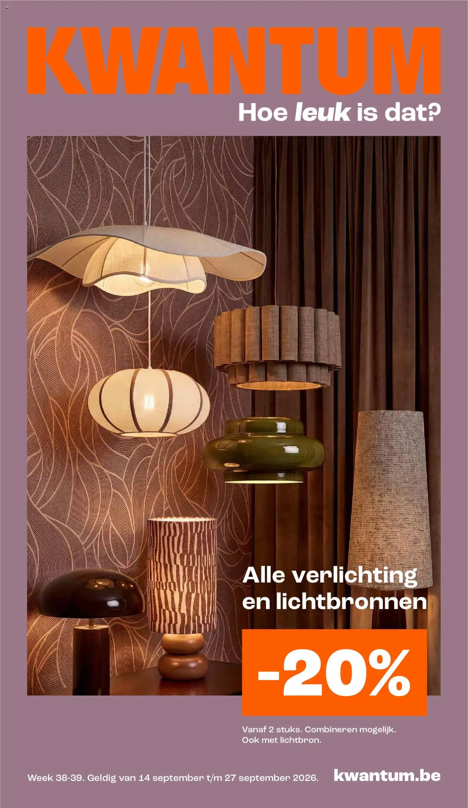 Kwantum Folder / Publicité - pagina 1- geldig vanaf 14/09/2026