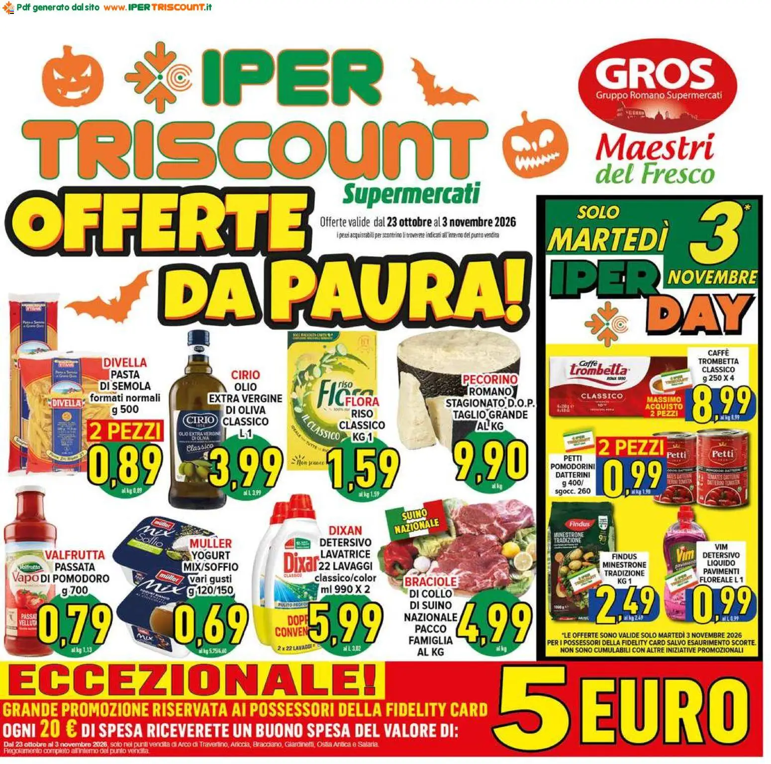 Ipertriscount volantino - pagina 1 - valido dal 23/10/2026