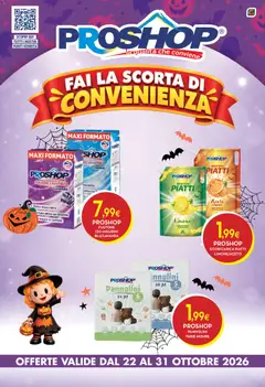 Anteprima Proshop volantino valida dal 22/10/2026