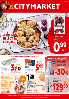 Esikatselu K-Citymarket tarjoukset voimassa alkaen 07/09/2026