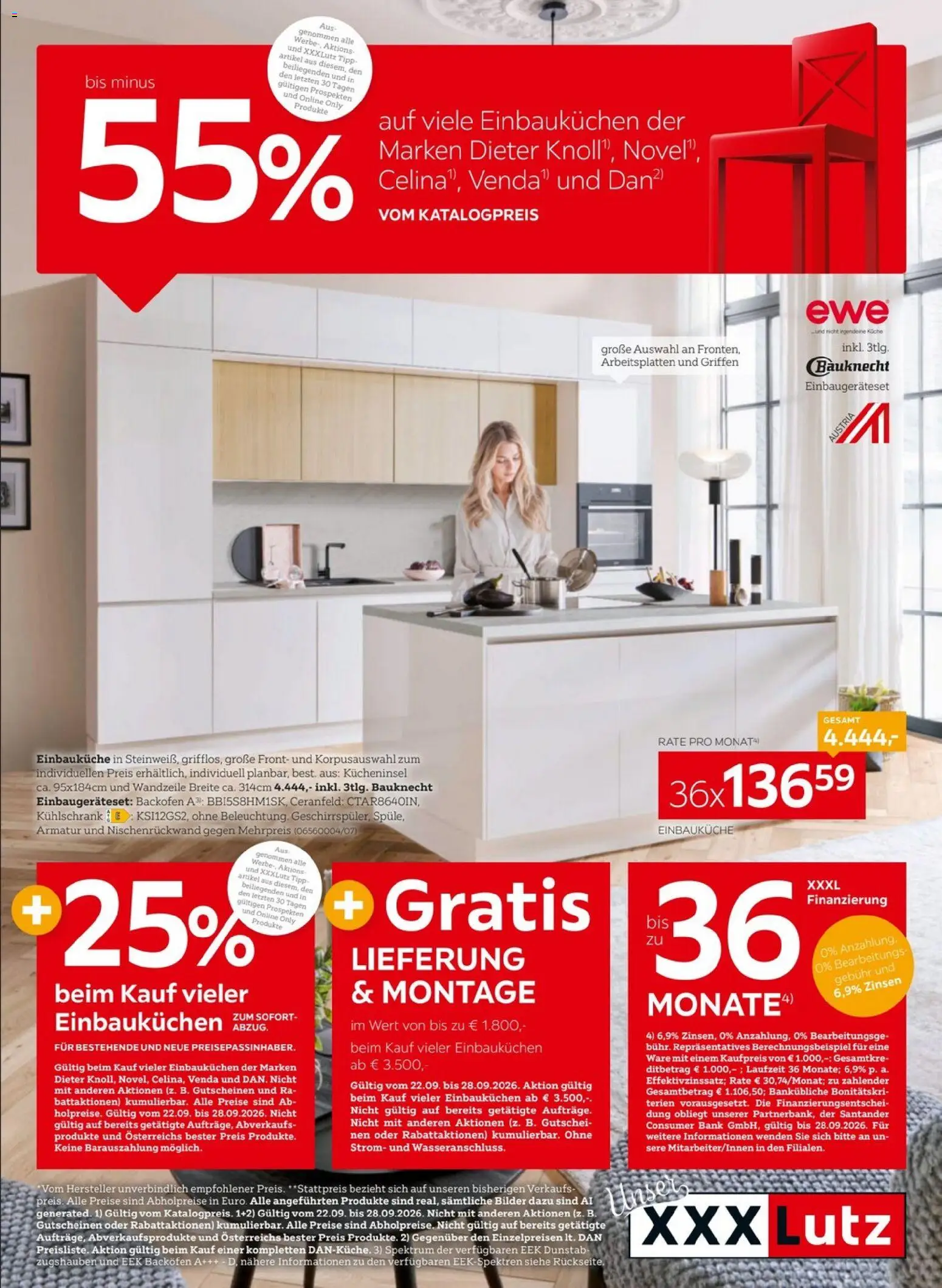 XXXLutz Flugblatt - Seite 1- gültig ab 22.09.2026