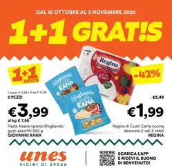 Anteprima Unes volantino valida dal 19/10/2026