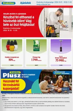 Előnézet Praktiker akciós újság érvényes 2026.10.01.-tól