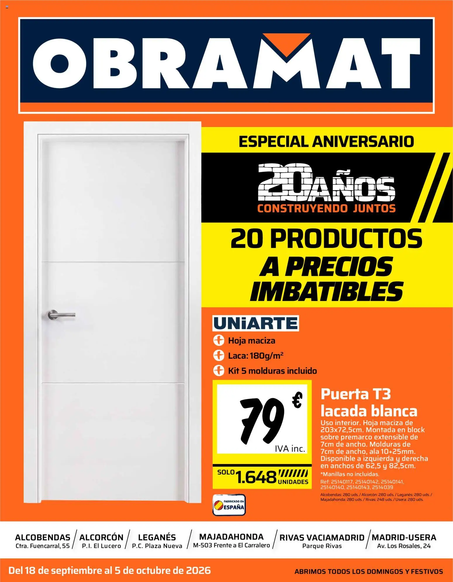 Obramat Folleto - Página de 1 - Válido desde 18/09/2026