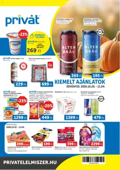 Előnézet PRIVÁT akciós újság érvényes 2026.10.29.-tól