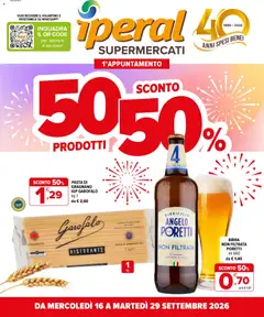 Anteprima Iperal volantino valida dal 16/09/2026