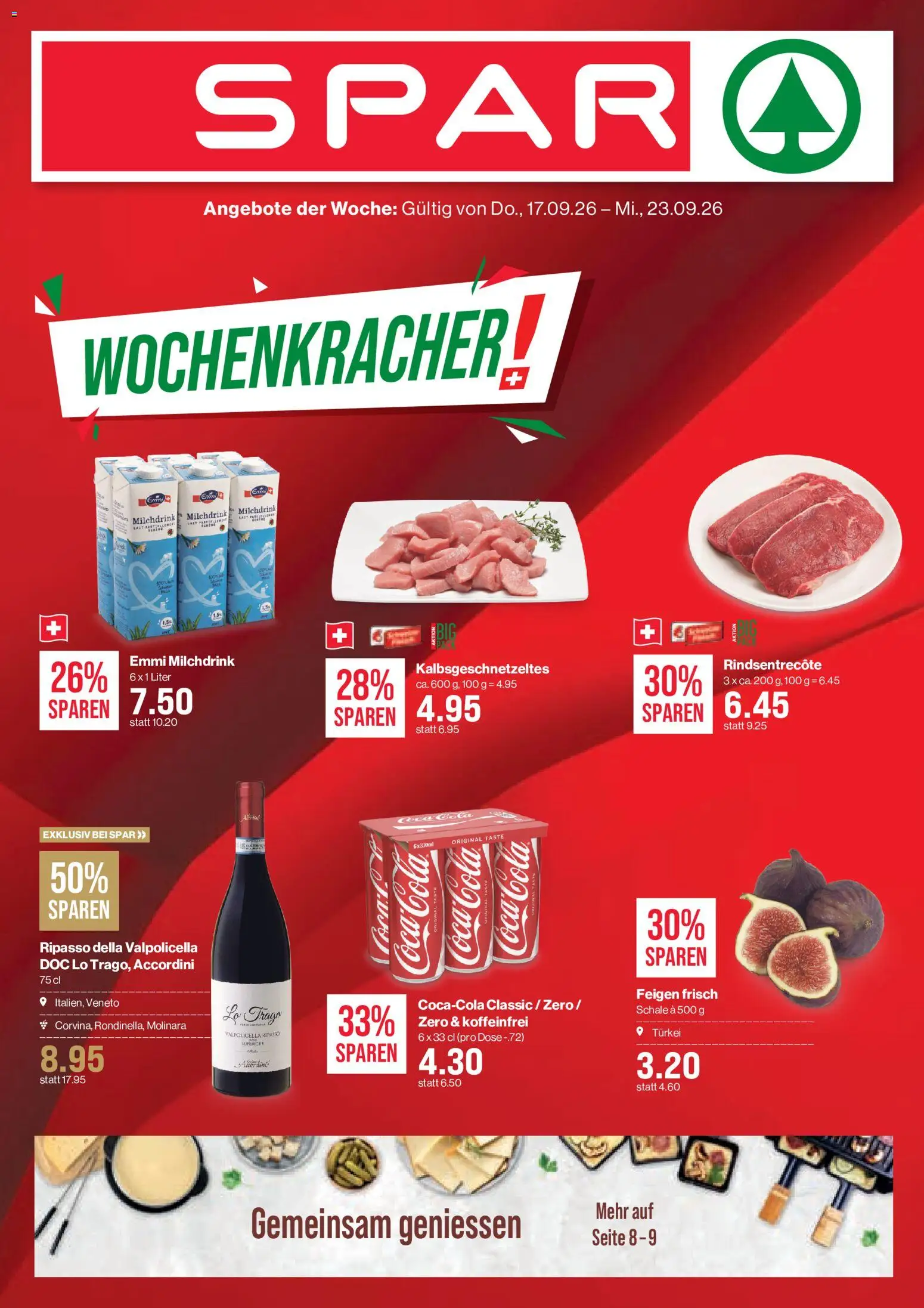 SPAR aktionen - Seite 1- gültig ab 17.09.2026