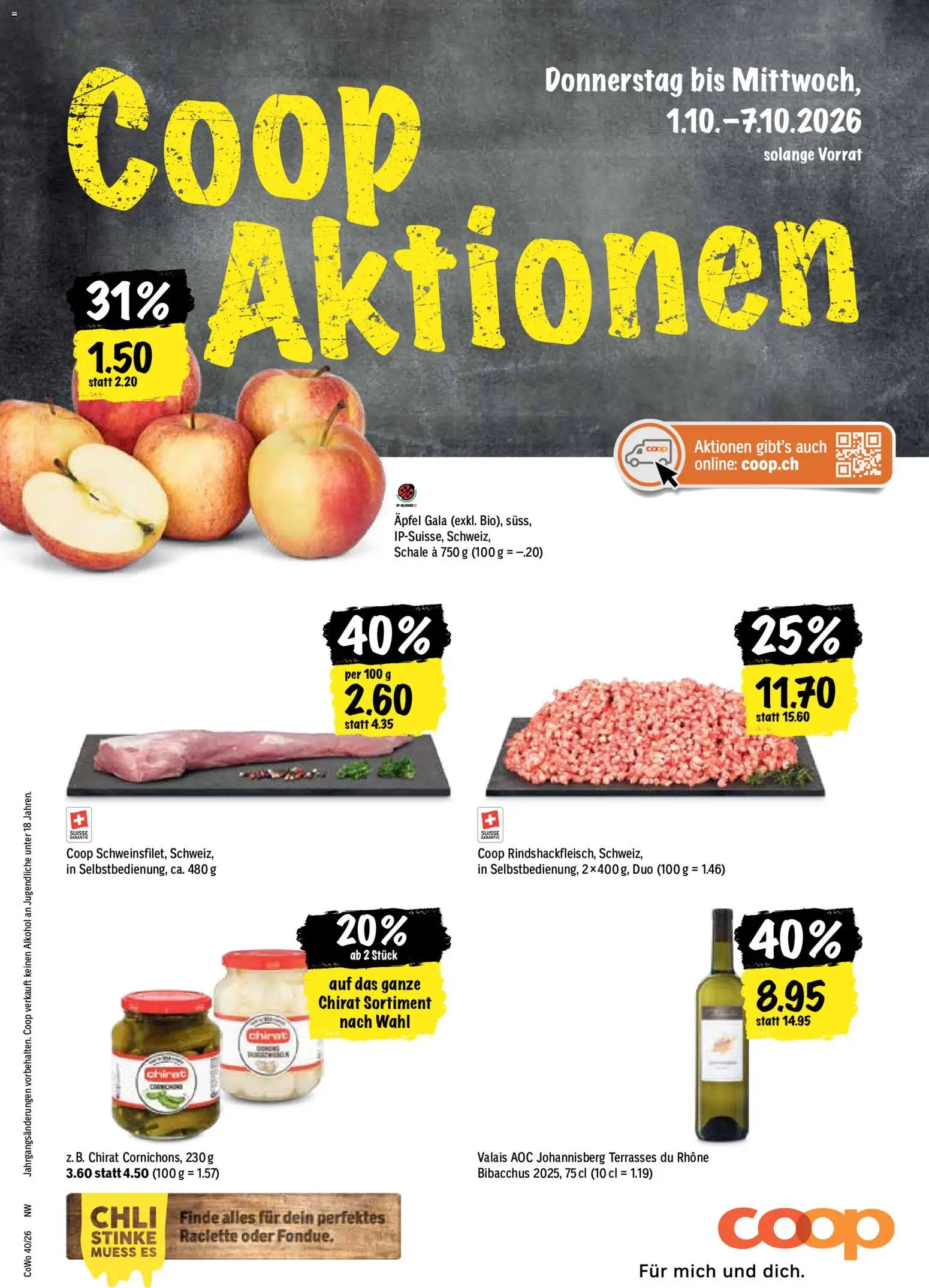 Coop aktionen - Seite 1- gültig ab 01.10.2026