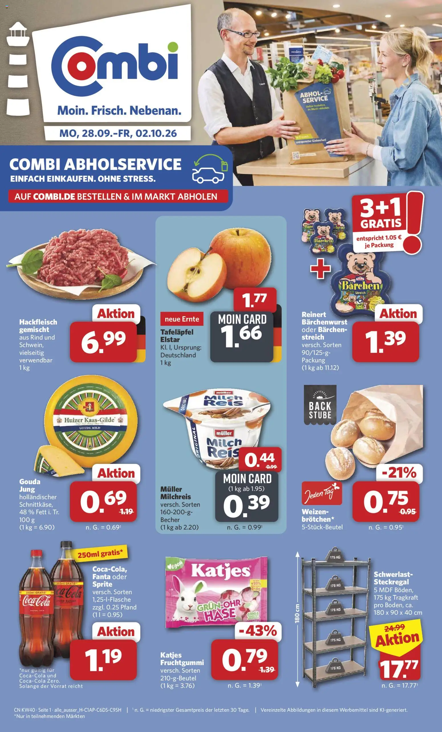 Combi Prospekt - Seite 1 - gültig ab 28.09.2026