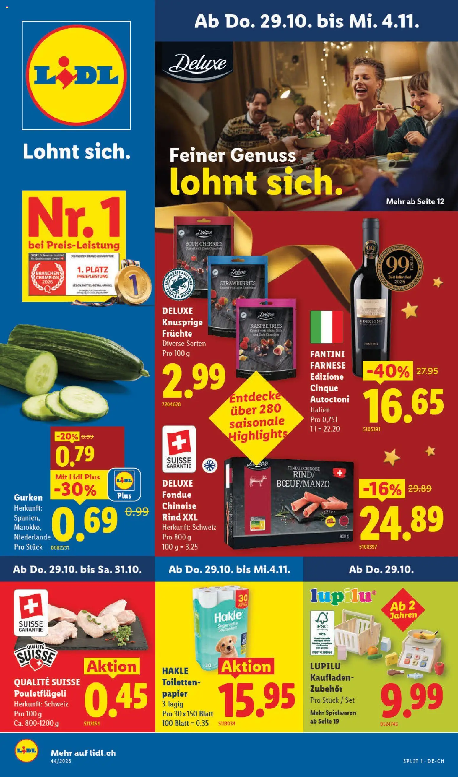 Lidl aktionen - Seite 1- gültig ab 29.10.2026