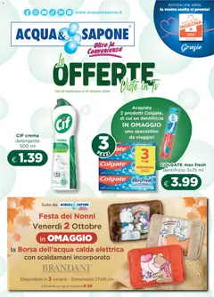 Anteprima Acqua e Sapone volantino valida dal 20/09/2026