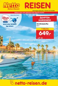 Vorschau Netto Reisen Prospekt gültig ab 27.08.2026