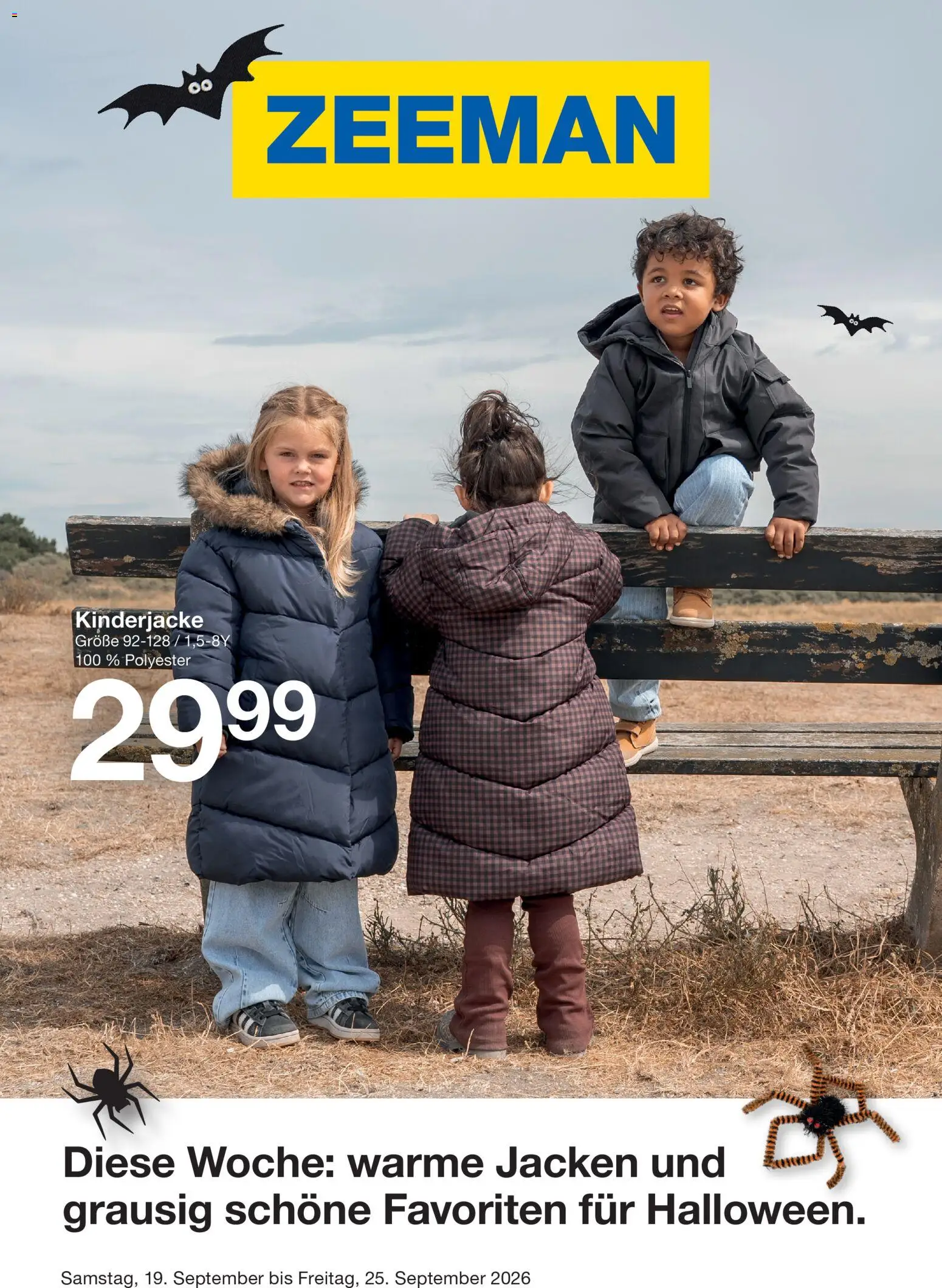 Zeeman Prospekt - Seite 1 - gültig ab 19.09.2026