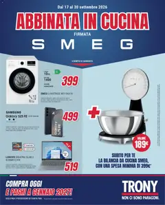 Anteprima Trony volantino valida dal 17/09/2026