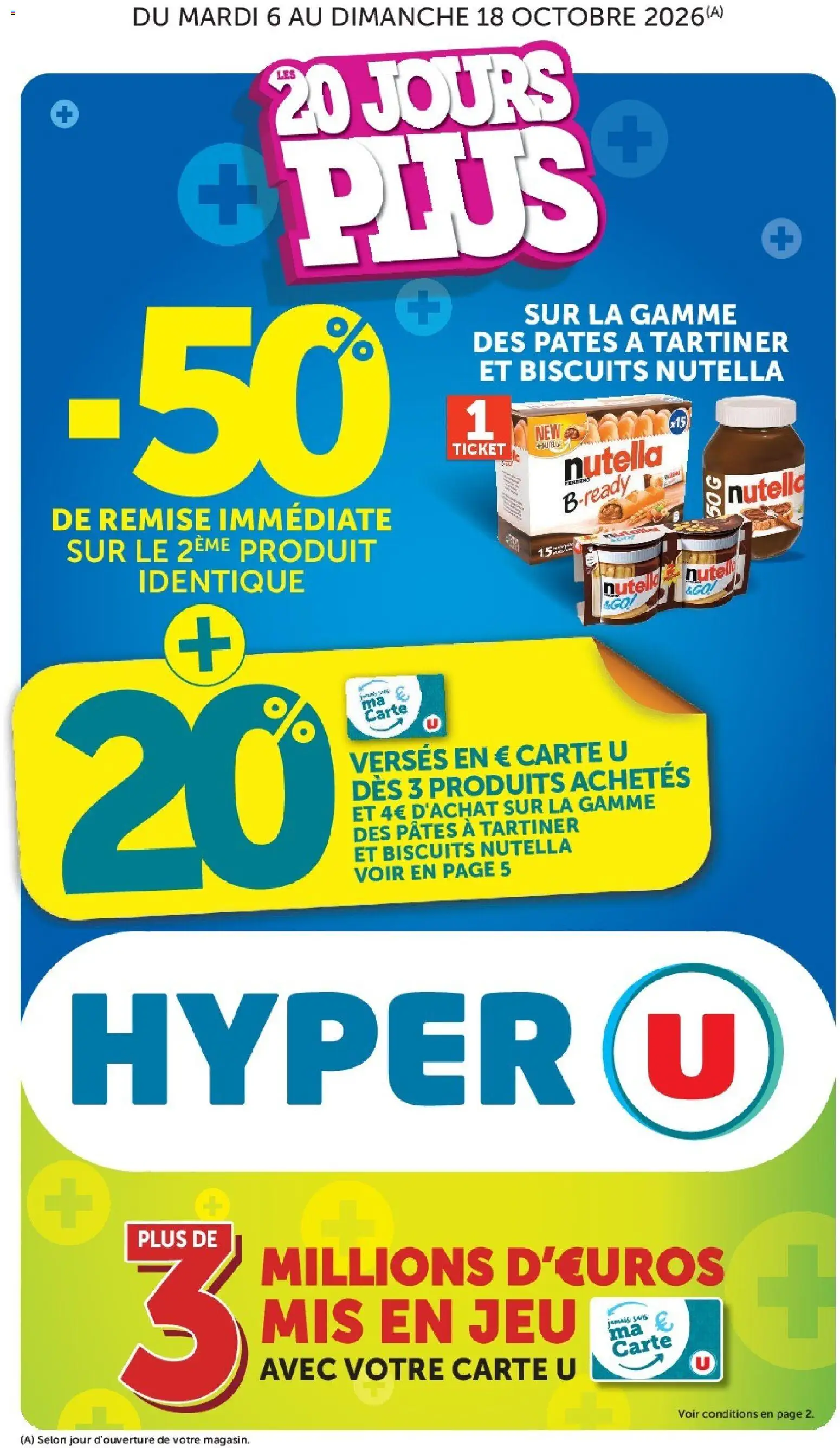 Hyper U catalogue - page 1 - valable à partir du 06/10/2026