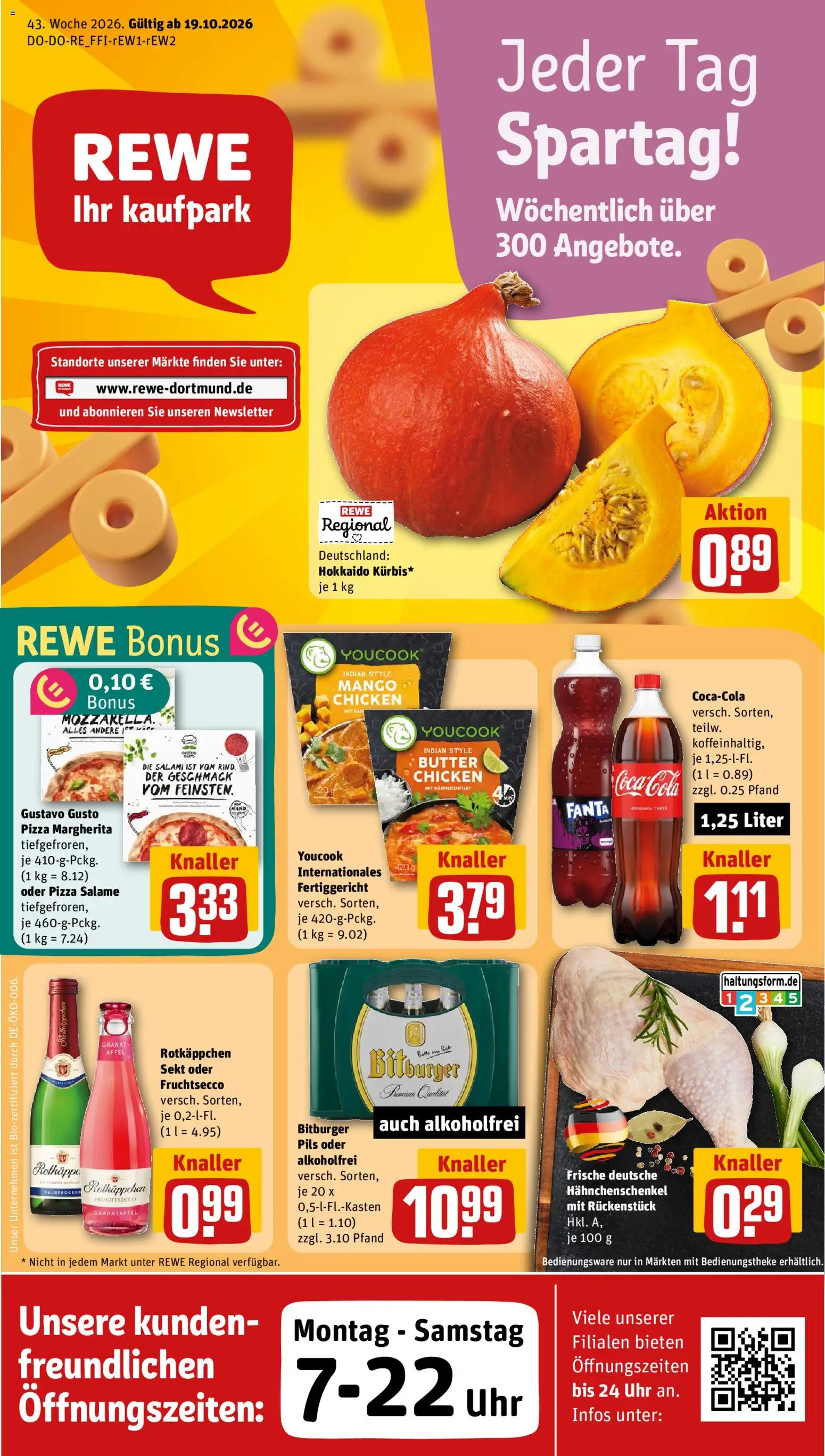 Rewe ihr Kaufpark Prospekt - Seite 1 - gültig ab 19.10.2026