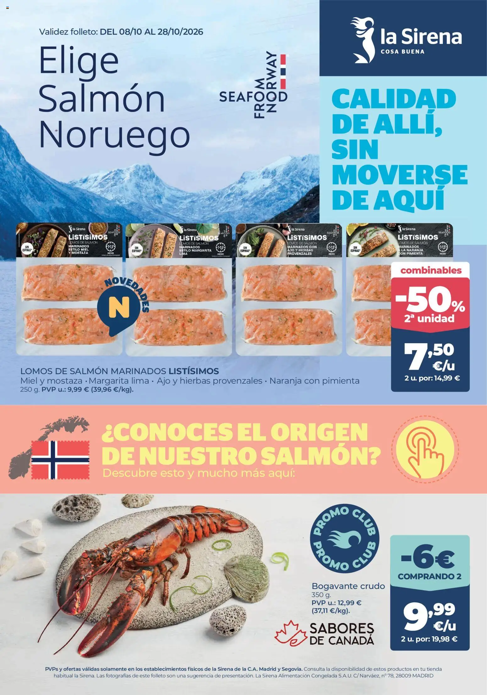 La Sirena folleto - Página de 1 - Válido desde 08/10/2026