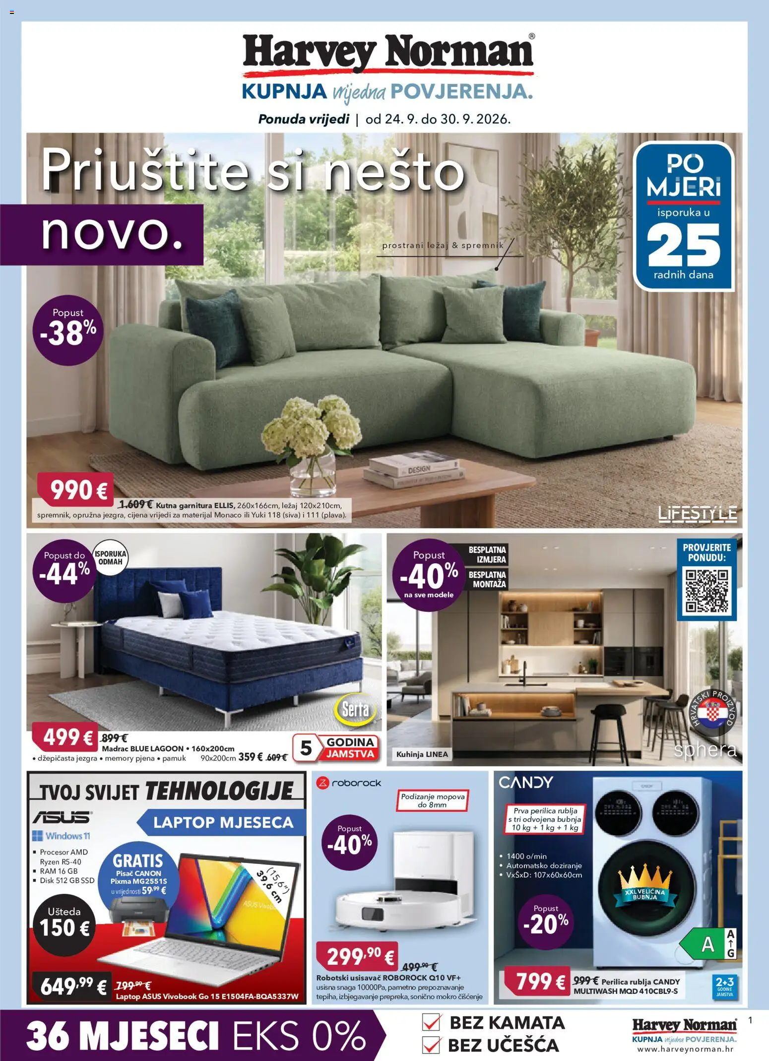 Harvey Norman Katalog - stranica 1- važeći od 24.09.2026