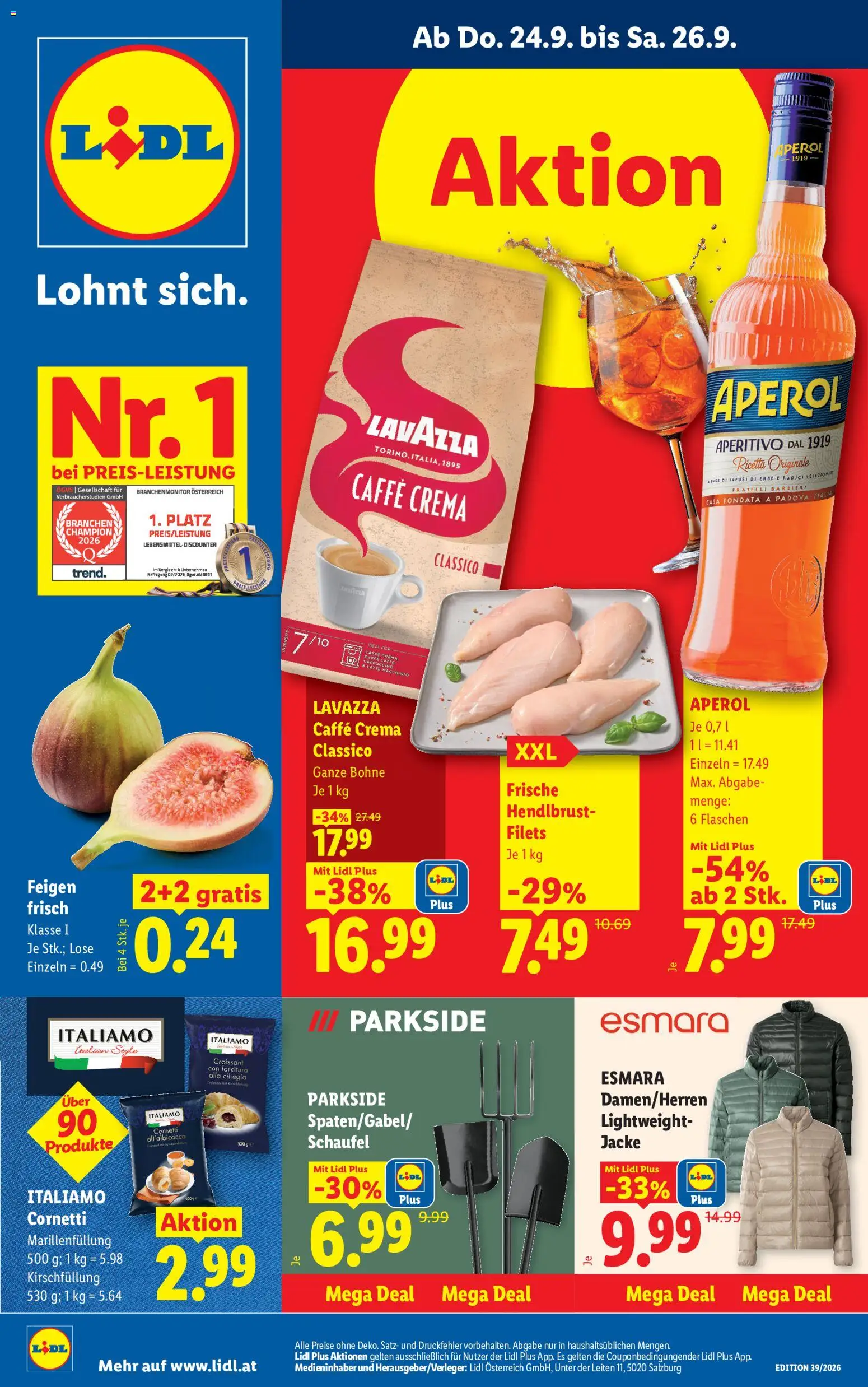 Lidl - Flugblatt - Seite 1- gültig ab 24.09.2026