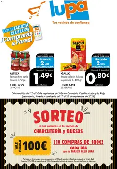 Vista previa del folleto Lupa Supermercados Folleto válido desde 17/09/2026